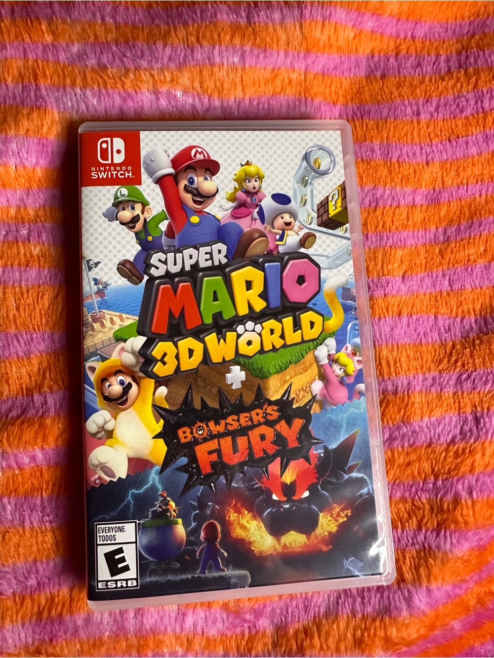 Nintendo Super Mario 3D World + Bowser's Fury (Green, Red, Yellow accents)